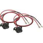 2 adaptateurs haut - parleur compatibles avec mercedes classe a c clk e