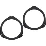 2 adaptateurs hp compatible avec astra corsa signum vectra 165mm av bois mdf impregnes