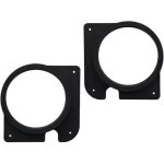 Adnauto - 2 adaptateurs hp compatible avec vw golf 3 165mm av bois mdf impregnes