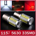 2 ampoules de position feu stop arrière bay15d 33 led smd 12 - 24 volt 2 ampoules de position feu stop arrière bay15d 33 led smd 12 - 24 volt
