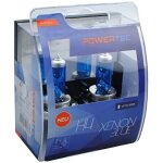 2 ampoules h4 55w xenon blue