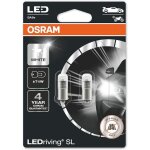 2 ampoules led osram 3893dwp - 02b - ba9s 12v 1w