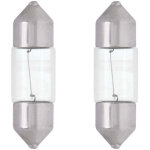 2 ampoules navettes 12v 10w 11x30mm s8. 5d rew269