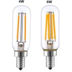 2 ampoules de ventilateur de hotte de gamme led 4w8w lampe en cristal lumi�re chaude lampe halog�ne 220v ...