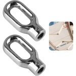 2 anneaux de sortie de treuil, treuil manuel pour store enrouleur, banni�re enroulable, anneau de levage ...