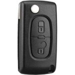 2 boutons coque cl� ce0536 ? compatible peugeot 207 307 308 407 408 3008 5008 et citro�n c2 c3 c4 c5 ...