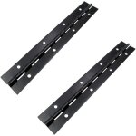 2 charni�res piano robustes en acier inoxydable, 150x30x0, 8 mm, pour portes d'armoire et meubles, avec ...