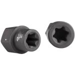 Clas - 2 douilles torx femelles e20 - e24 crv pour triers man - om 4526 equipements