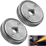 2 �crou � d�gagement rapide sds pour tous les �crous de serrage pour meuleuse d'angle aeg, black & decker, ...