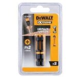 2 embouts de vissage cruciforme dewalt dt70532t - qz