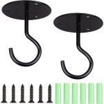 Shmshng - 2 ensembles de crochets pour moustiquaire de plafond, adhesif crochet de suspension pour lit ...