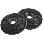 2 filtres charbon best type 190 190x25 mm (50294785006 9029000000) hotte airlux, arthur martin, arthur ...
