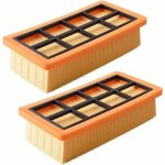 2 filtre remplacement pour aspirateur krcher ad 3200, ad 3 premium et ad 4 premium