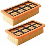 2 filtre remplacement pour aspirateur krcher ad 3200, ad 3 premium et ad 4 premium
