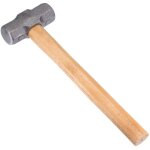 [jamais utilis�] 2 livre double face marteau forgeron ing�nieur marteau avec 11  bois poign�e forg� acier ...