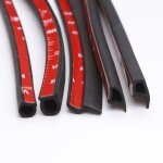 2 m�tres 3 m adh�sif automobile epdm joint en caoutchouc bande isolation phonique joint de porte pour ...