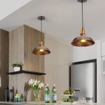 2 pack 27cm lustre suspension rglable design rtro vintage luminaire e27 pour escalier chambre cuisine ...