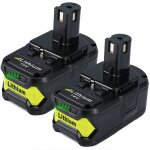 Pdstation - 2  5. 5ah 18v lithium pour ryobi one + batterie p104 p108 p102 p103 p105 p107 p109 p122 ...