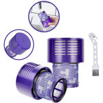 2 pack filtre pour dyson v10 sv12 series, motorhead aspirateur sans fil remplacer dy - 969082 - 01?v10 ...