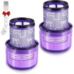 2 pack filtres pour dyson v11 absolute extra pro, v11 torque drive animal, v15 detect sans fil aspirateur ...