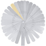 2 pack jauges d'�paisseur de pr�cision, 32 lames en de marquage m�trique / imp�rial pour la mesurer de ...