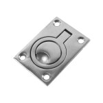 2 pack poign�e de trappe cach� poign�es bateau en acier inoxydable anneau de levage meubles avec vis