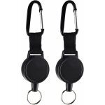 2 pack rtractable porte - cls rtractable id badges titulaire avec 100cm / 39 pouces cble en acier ...