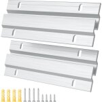 2 paire barre de fixation en z pour miroir lourd, 15cm cintre pour tableau en alliage d'aluminium avec ...