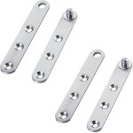 2 paires de charni�res pivotantes � 360 degr�s - en acier inoxydable pour meuble - porte pivotante - ...