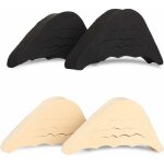 2 paires coussinets pour chaussures rembourrage de chaussure faire de grandes chaussures fit (noir&beige) ...