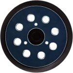 2 lot de 2 patins abrasifs pour ponceuse orbitale 8 trous 125 mm compatible avec makita m9204 bo5030 ...