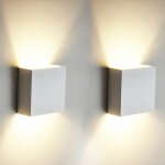 2 pcs 6w applique murale led mur lumire up down intrieur mur lampe moderne en aluminium appareils d'clairag ...