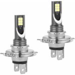 2 pcs ampoules h4 led de phare en bo�te, voiture ampoule led 50w / 14000lm / ip68 etanche, feux de brouillard ...