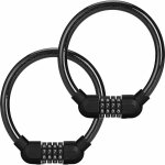Aougo - 2 pcs antivol velo antivol vlo cadenas code de velos avec mot passe  4 chiffres - cble antivol ...