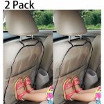 2 pcs auto housse de sige, sige auto voiture de couverture protection pour les enfants boue mat propre ...