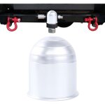 2 pcs cache boule d'attelage cache boule d'attelage voiture cache boule d'attelage de remorque capuchon ...