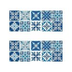 Fei yu - 2 pcs carrelage mural autocollant, sticker carrelage autocollant 1515cm carrelage adhsif mural ...