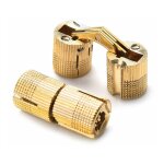 Alovez - 2 pcs charnières cylindriques laiton caché dissimulé charnière invisible tonneau charnière pour ... Alovez - 2 pcs charnières cylindriques laiton caché dissimulé charnière invisible tonneau charnière pour ...