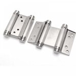 2 pcs charni�re paumelle portes va - et - vient ressort double action acier inoxydable saloon western, ...