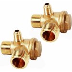 2 pcs clapet anti retour compresseur, 3 ports compresseur d'air clapet anti retour 20�16�10mm pour raccords ...