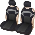 2 pcs housse de siege voiture, universel housse de sige avant ponge en maille accessoires intrieurs ...