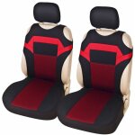 2 pcs housse de siege voiture, universel housse de sige avant ponge en maille accessoires intrieurs ...