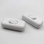 2 pcs interrupteur bi - polaire inter � bascule 6a 250v interrupteur � touche basculante variateur d'intensit� ...