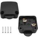 2 pcs interrupteurs de porte d'armoire interrupteur automatique 1a 250v lampe de placard interrupteurs ...