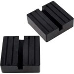 2 pcs jack pad en caoutchouc (75x75x25mm) universal � fente rail cadre protecteur pour cric pour protecteur ...