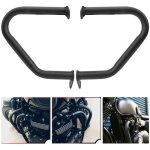 Ej. life - 2 pcs moteur garde crash bar corps protection fg007bk fit pour triumph bonneville / triumph ...