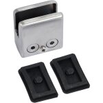 2 pcs pince verre 8 - 10mm en acier inoxydable 304 r�glable angulairement fixation miroir mural, pour ...