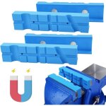 2 pcs protection d'�tau magn�tique en tpu mors de protection pour �tau souple prot�ge - m�choires d'�tau ...