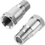2 pcs rallonges de capteur d�trompeur lambda, entretoise sonde lambda pour syst�me d?�chappement, adaptateur ...