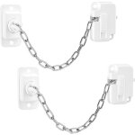 2 pcs securite fenetre enfant, serrures protection fenetre enfant r�glable, forte adh�sif serrure frigo ...